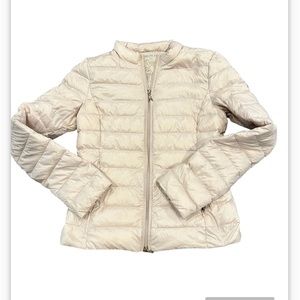Patricia Pepe blush pink lightweight puffed jacket EUC size 42